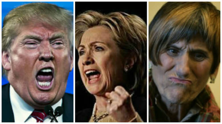 Trump_Hillary_DeLauro_very angry tinified
